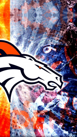 Denver Broncos Logo Mobile Wallpaper 1080x1920px