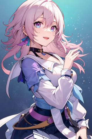 March 7th Honkai Star Rail Phone Background Image 1024x1536px