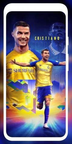 Cristiano Ronaldo Al Nassr Mobile Background 1520x3040px