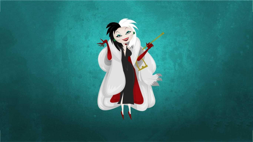 Cruella Background Image 1366x768px