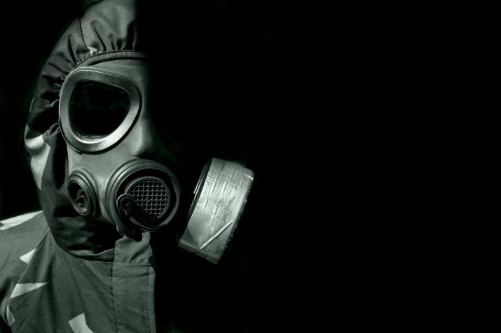 Gas Mask Background Image 1698x1131px