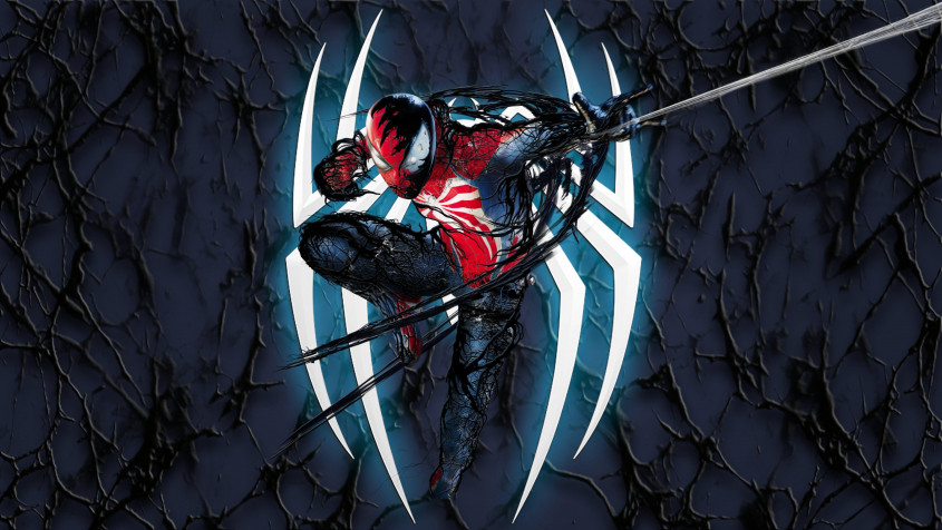 Marvels Spider Man 2 Venom HD Background 3840x2162px