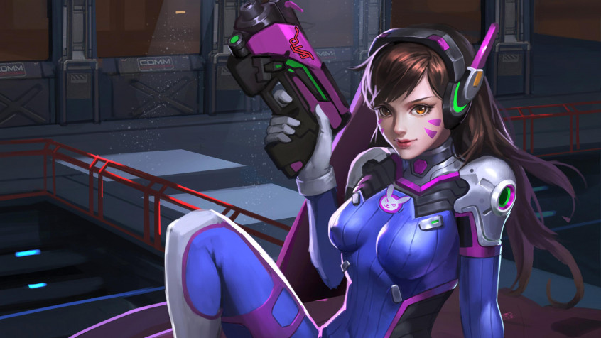 Dva Overwatch 4k UHD Wallpaper 3840x2160px