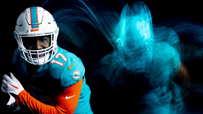 Miami Dolphins Logo HD Background 3612x2032px