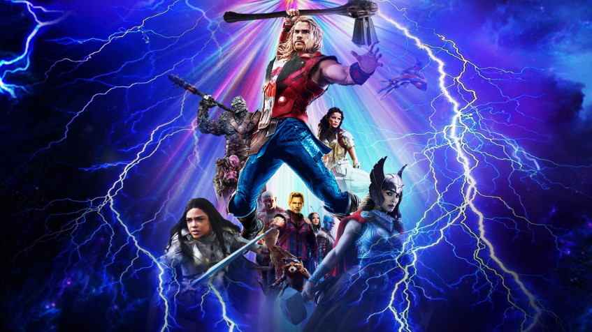 Thor Love And Thunder Full HD 1080p Wallpaper 1920x1080px