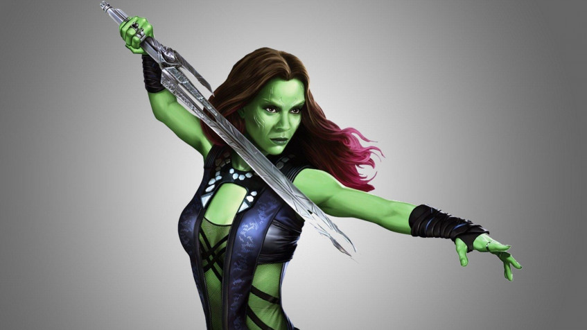 Gamora Full HD 1080p Wallpaper 1920x1080px