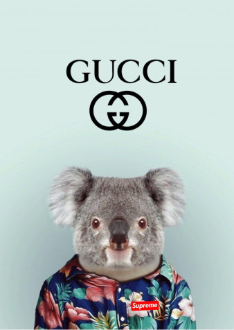 Cartoon Gucci iPhone Wallpaper Image 1456x2048px