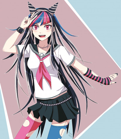 Ibuki Mioda Android Wallpaper 1214x1400px