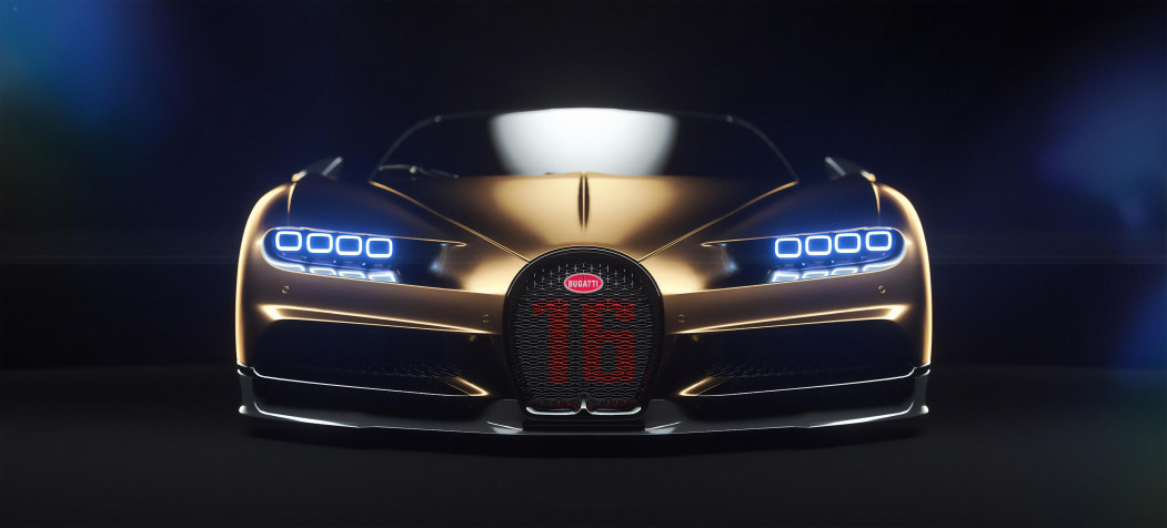 Bugatti Chiron Desktop HD Wallpaper 3840x1740px