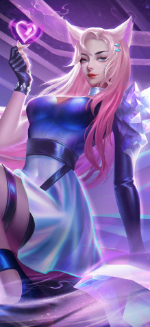 Ahri iPhone 11 Pro Wallpaper 1125x2436px