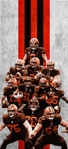 Nick Chubb iPhone 11 Pro Wallpaper 1125x2436px