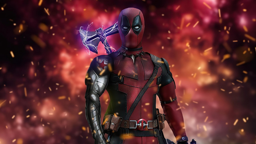 Deadpool Desktop Wallpaper 3760x2115px