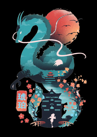 Haku Spirited Away Phone Background Image 3000x4201px