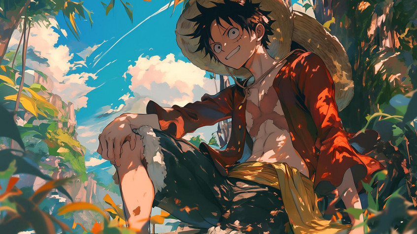 Monkey D Luffy Wallpaper Image 1536x864px