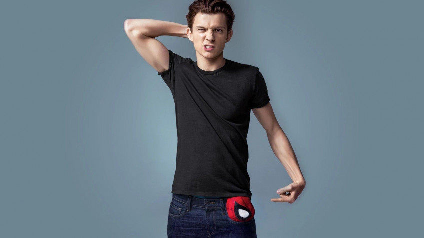 Tom Holland Full HD 1080p Wallpaper 1920x1080px