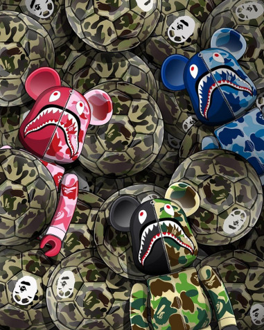 Bape iPhone Background 1080x1350px