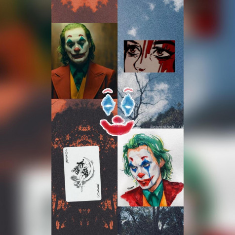 Aesthetic Joker Phone Background Image 1280x1280px