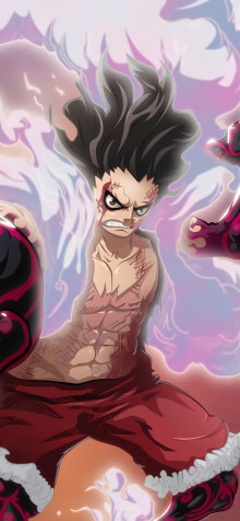 Luffy Gear 4 Snakeman iPhone 11 Pro Max Wallpaper 1242x2688px