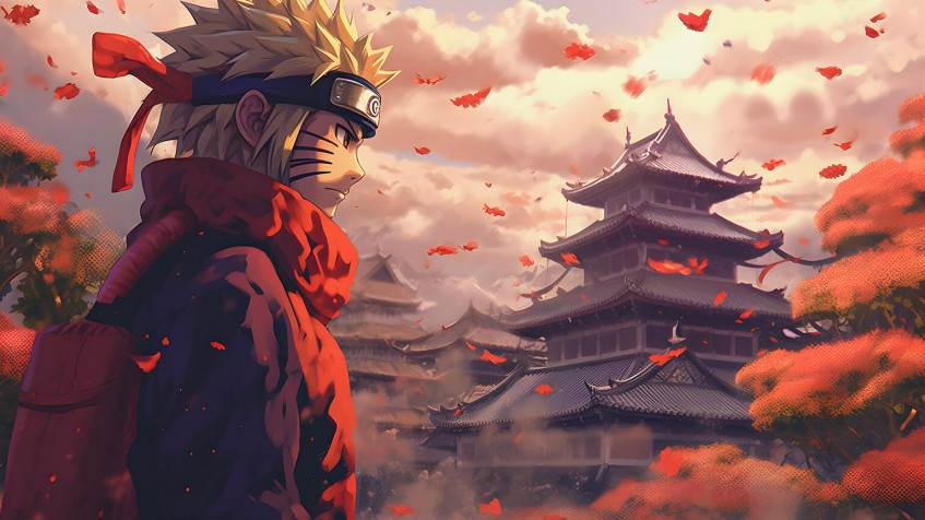 Naruto Uzumaki HD Background 1536x864px