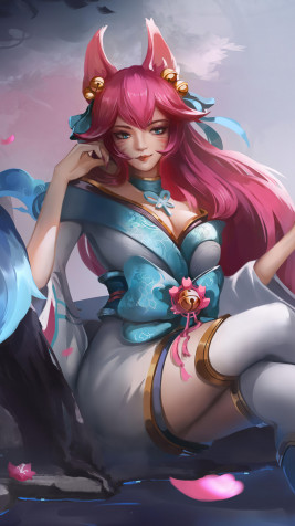 Ahri 4k Phone Wallpaper 2160x3840px