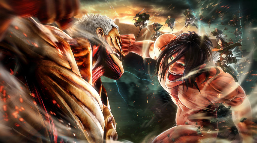 Attack On Titan Hd Laptop Background 4500x2500px