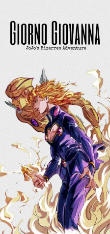 Giorno Giovanna iPhone Background Image 1080x2289px