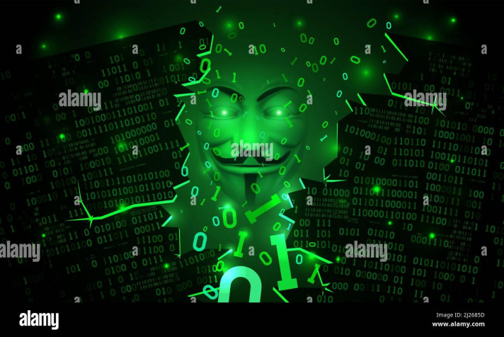 Anonymous Hacker Desktop Wallpaper 1300x870px