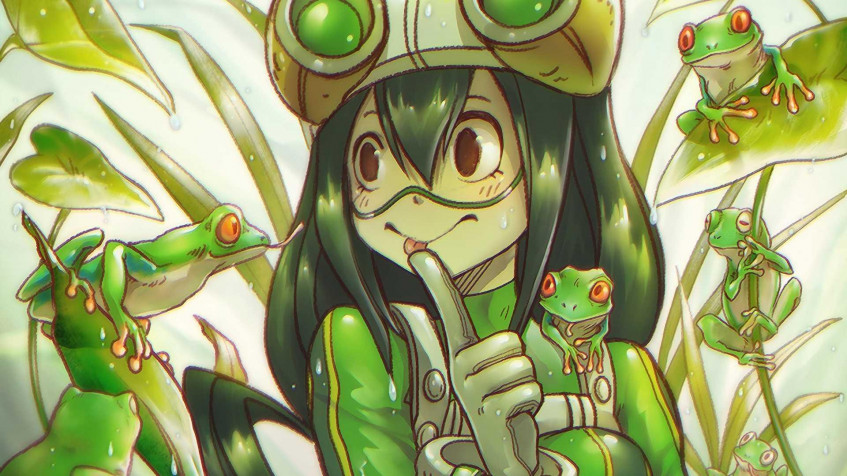 Tsuyu Asui Full HD 1080p Wallpaper 1920x1080px