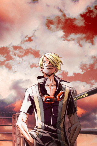 Sanji Phone HD Background 1885x2828px