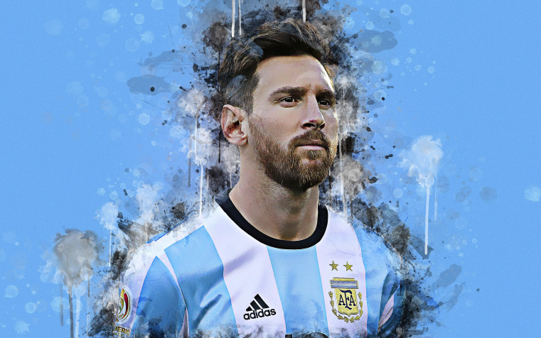 Messi Argentina Laptop Background 3840x2400px