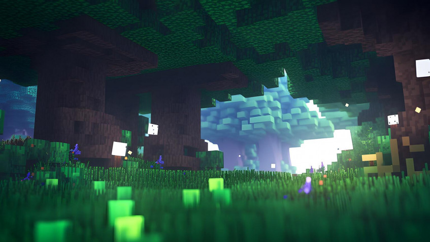 Minecraft Laptop Wallpaper 1536x864px