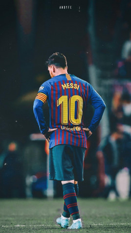 Aesthetic Lionel Messi Wallpaper for Mobile 1156x2054px