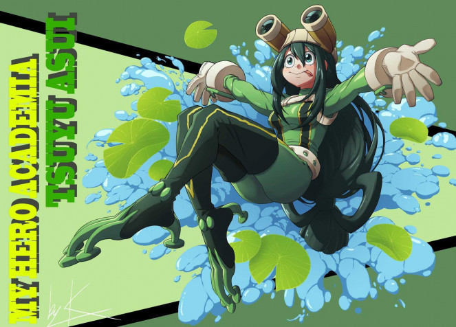 Tsuyu Asui Desktop Background 1920x1378px