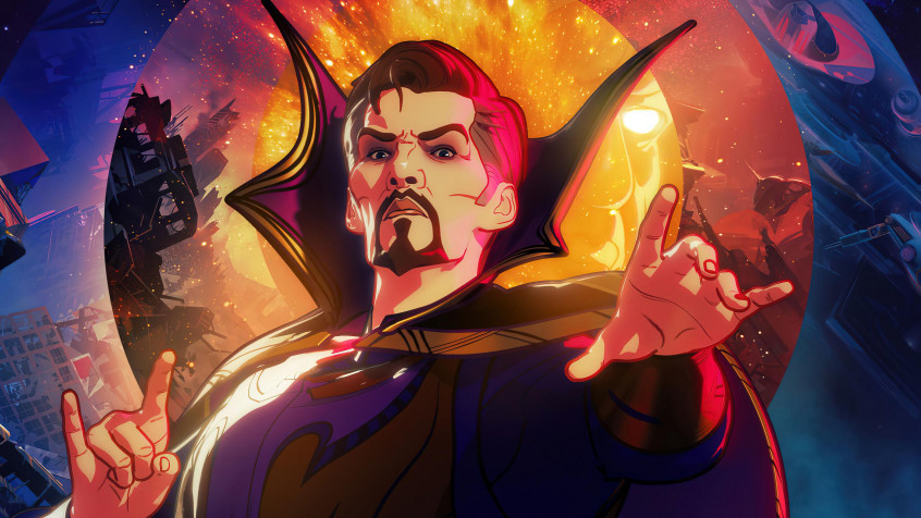 Cartoon Dr Strange 2k QHD Wallpaper 2560x1440px