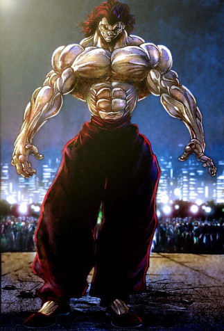 Yujiro Hanma Wallpaper for Mobile 900x1326px