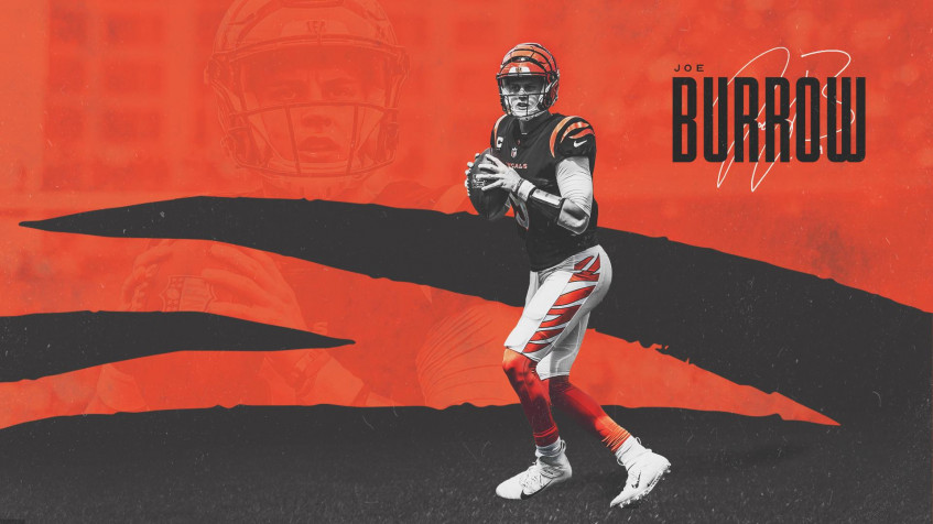 Joe Burrow Full HD 1080p Wallpaper 1920x1080px