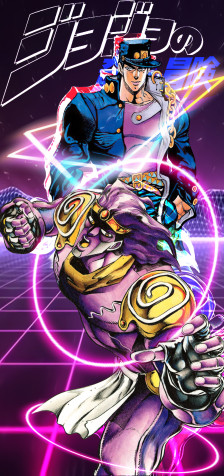 Jotaro Phone Background 1096x2320px