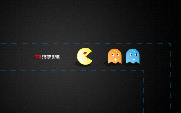 Pacman Widescreen HD Wallpaper 1920x1200px