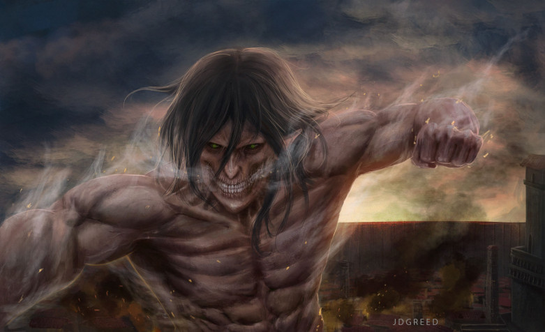 Attack On Titan Hd Background Image 1920x1170px