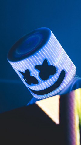 Cartoon Marshmello Android Wallpaper 1080x1920px