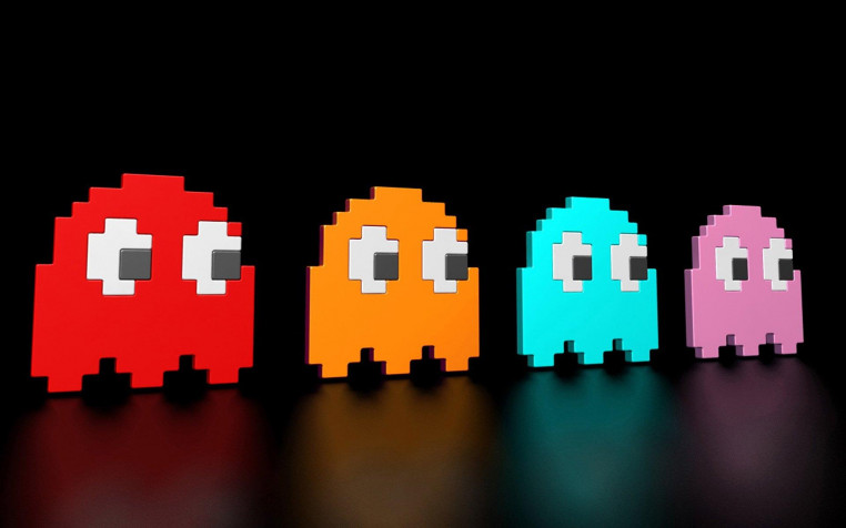 Pacman Widescreen HD Wallpaper 1920x1200px