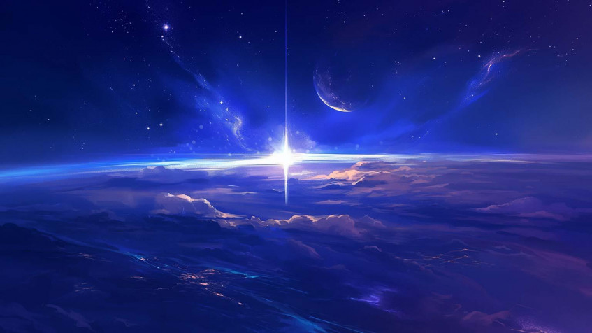 Space Wallpaper Image 1536x864px