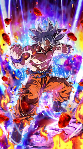 Goku Ultra Instinct Mobile Background 2215x3976px