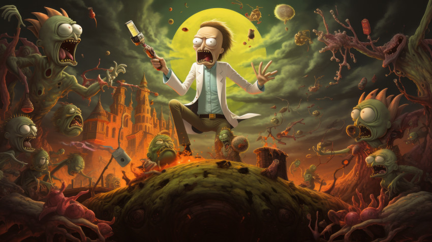 Morty Desktop Wallpaper 2184x1224px