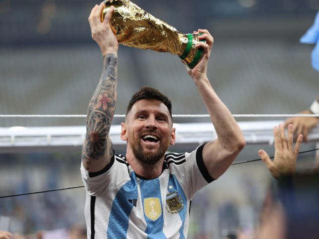 Messi Fifa World Cup Laptop Background 1920x1440px