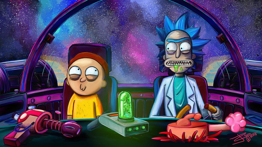 Rick And Morty Season 5 Full HD 1080p Wallpaper 1920x1080px