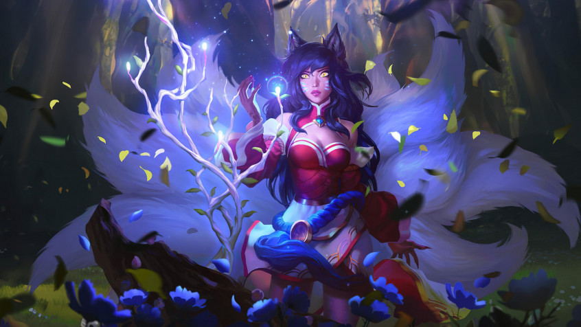 Ahri League Of Legends 2k QHD Wallpaper 2560x1440px