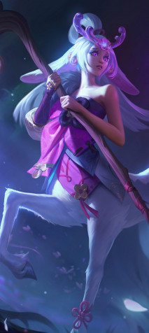 Nightbringer Lillia Mobile Background 1440x3216px