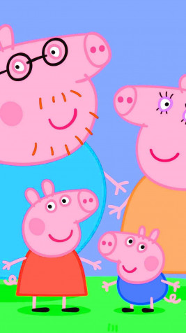 Peppa Pig iPhone Wallpaper Image 1080x1920px