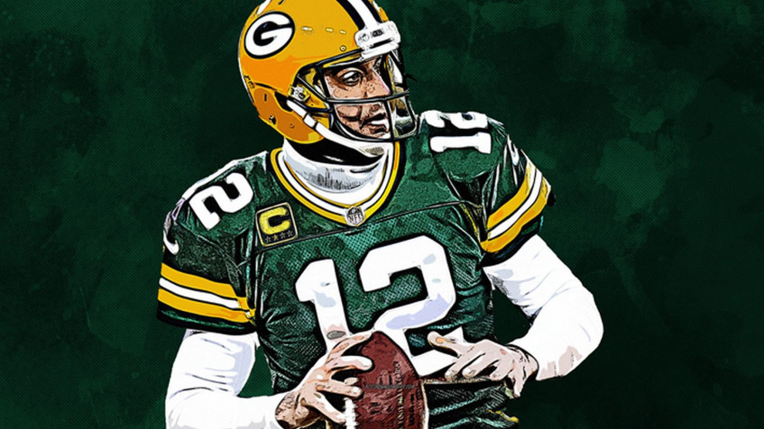 Title Aaron Rodgers Full HD 1080p Wallpaper 1920x1080px